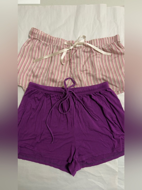 Avidlove Other - Women's Two-Pack Purple and Pink Striped Sleep Shorts